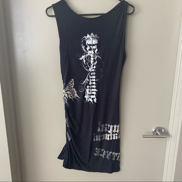 Anthropology Anama Black Tank Dress Size L - Picture 4 of 7